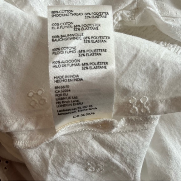 FREE PEOPLE Bambino Cotton Top In White - Picture 9 of 9